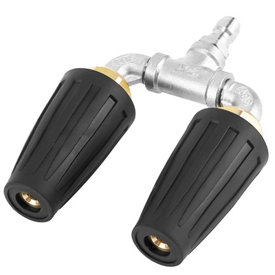 #ad Dual Turbo Nozzle Pressure Washer 2.0mm Orifice Twin Turbo Nozzle 360° Rota... $38.48