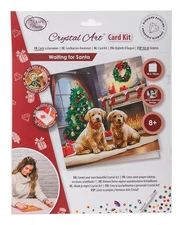 Waiting for Santa Crystal Art Card Kit Craft Buddy New Diamond Painting