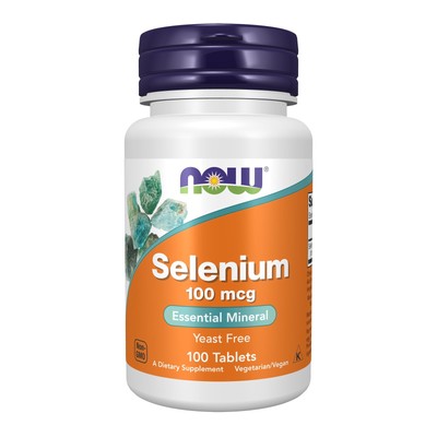 NOW Selenium 100 mcg   Essential Mineral Supplement, 100 Tablets