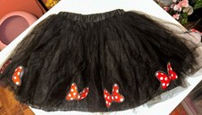 Tutu Couture- Disney Collection Mickey Dotted Ribbon Black Skirt Tutu Size 5-6