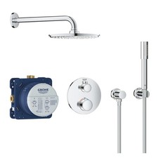 Grohe Grohtherm Perfect Thermostatic Concealed Mixer Shower & Rainshower Head