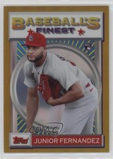 2020 Topps Finest Flashbacks Gold Refractor 32/50 Junior Fernandez #176 i4v