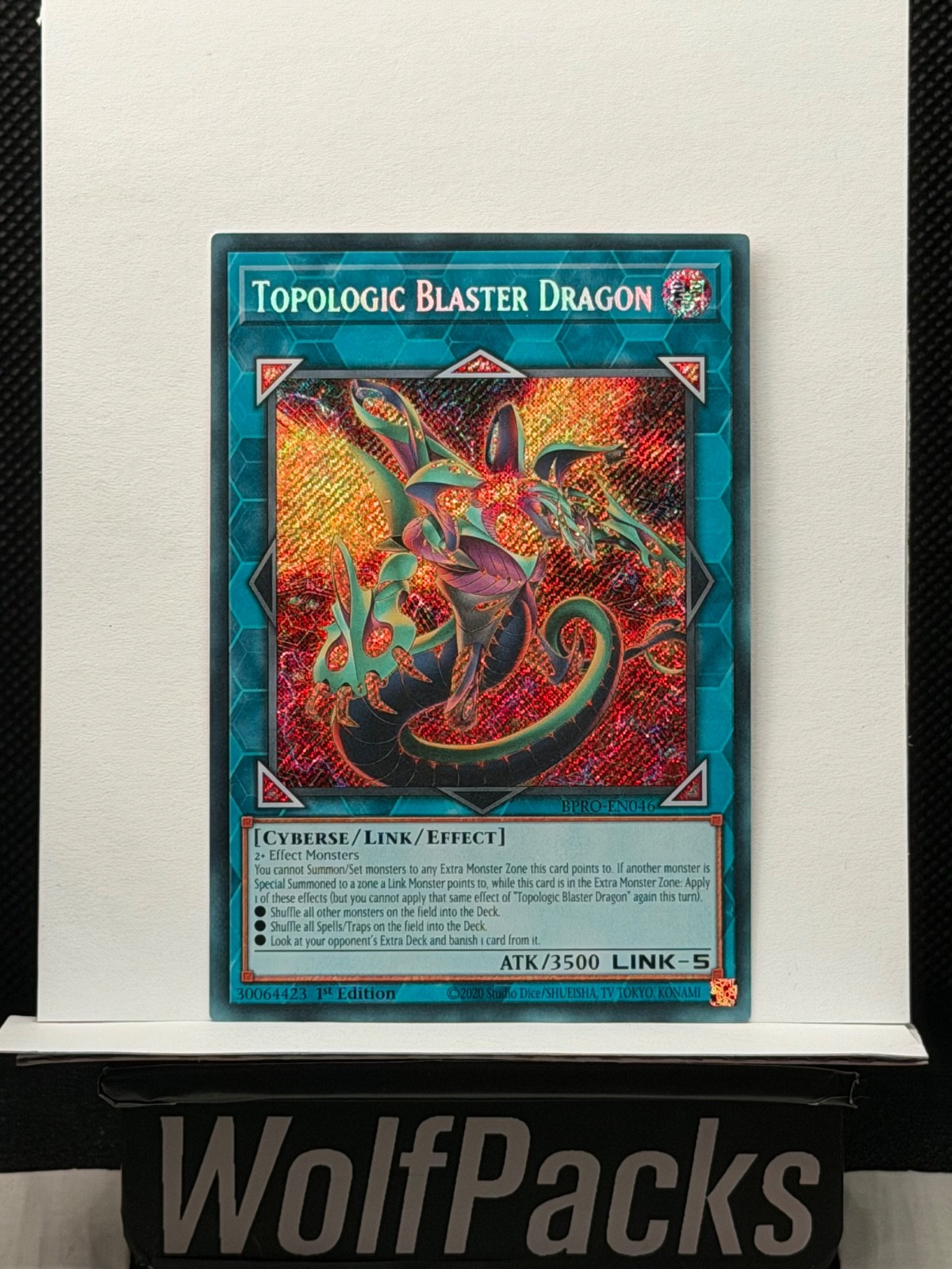 Yu-Gi-Oh! TCG Burst Protocol - Topologic Blaster Dragon BPRO-EN046 Secret Rare