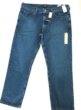 Men's Lee Regular Fit Steadfast Jeans Straight Leg 38 x 30 Made In Mexico