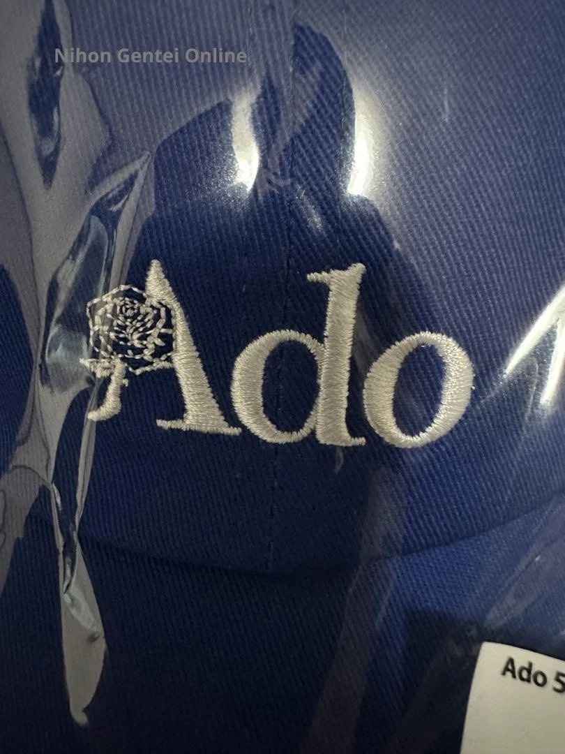 Ado 5th Anniversary POPUP-STORE Cap Blue Logo Design w