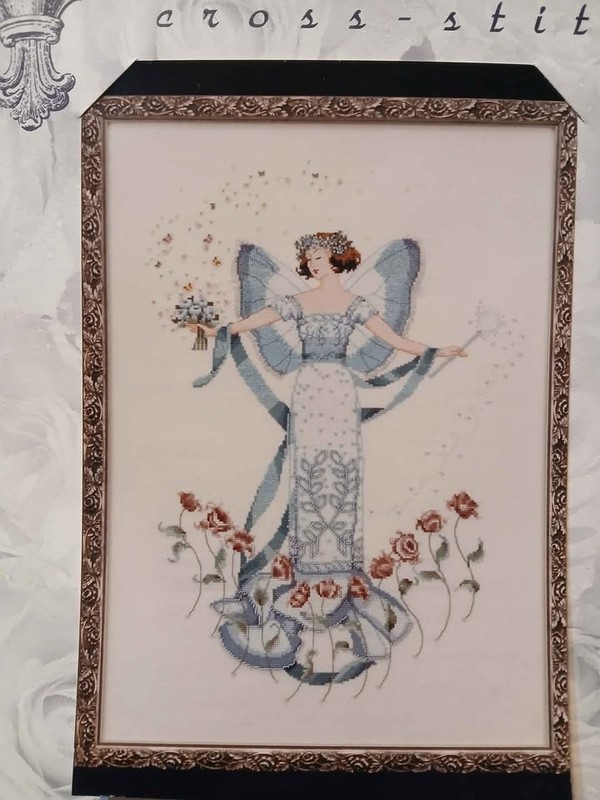 Mirabilia Corbett chart MD47 APRIL'S BLUE DIAMOND FAIRY