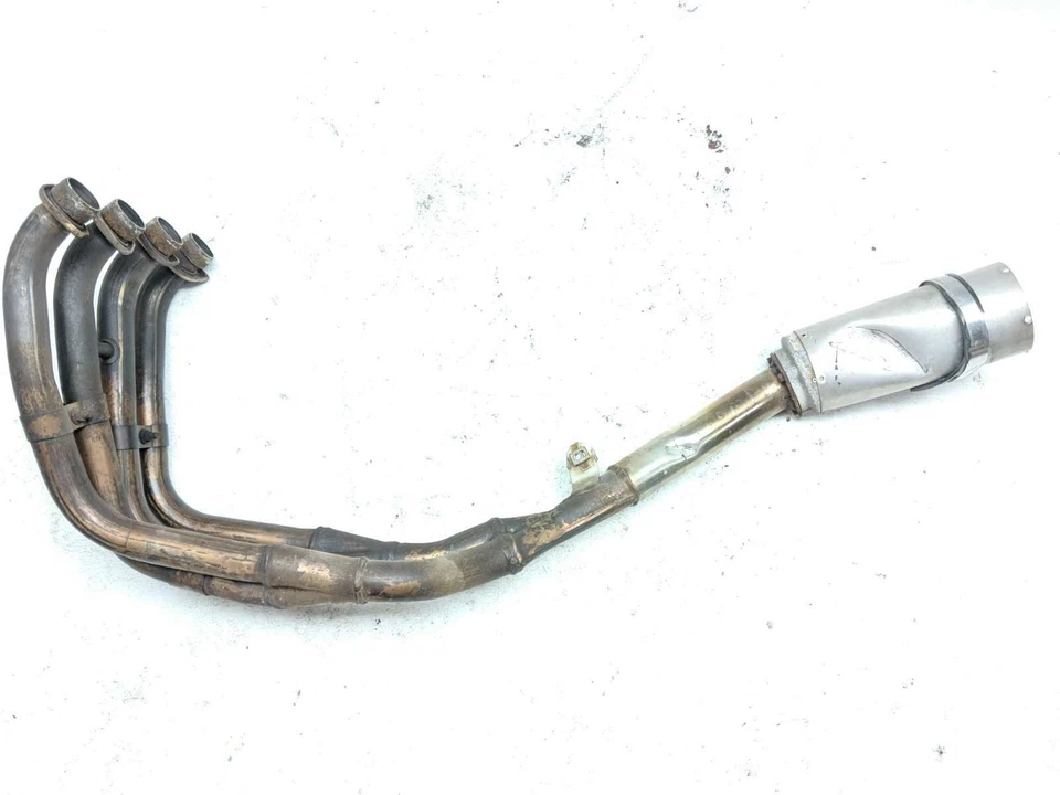 04 05 Suzuki GSXR 600 M4 Cabezales de escape Cabezal Tubos Silenciador Foto 3 de 4