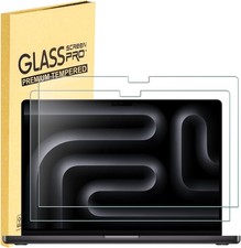 Tempered Glass Screen Protector 2 Pack for 16" MacBook Pro 2021-2026 9H Hardnes