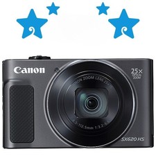 Canon PowerShot SX620 HS 20.2MP Digital Camera - Black for sale