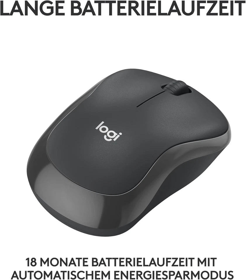 Logitech M240 Silent Bluetooth Mouse, Wireless, Compact, Portable, Smooth Tracki - Image 4 of 4