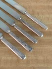 Lot of (5) Antique Rogers Meriden, Conn, 12 DWT 8-1/4" Silverplate Butter Knives — photo 4