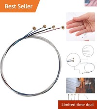 4/4 Universal Violin String Set - Durable Nickel-Plated Steel Core for All Sizes