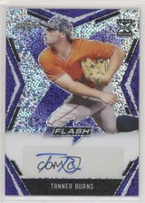 2020 Leaf Flash Purple 5/35 Tanner Burns #BA-TB1 Auto 0b3