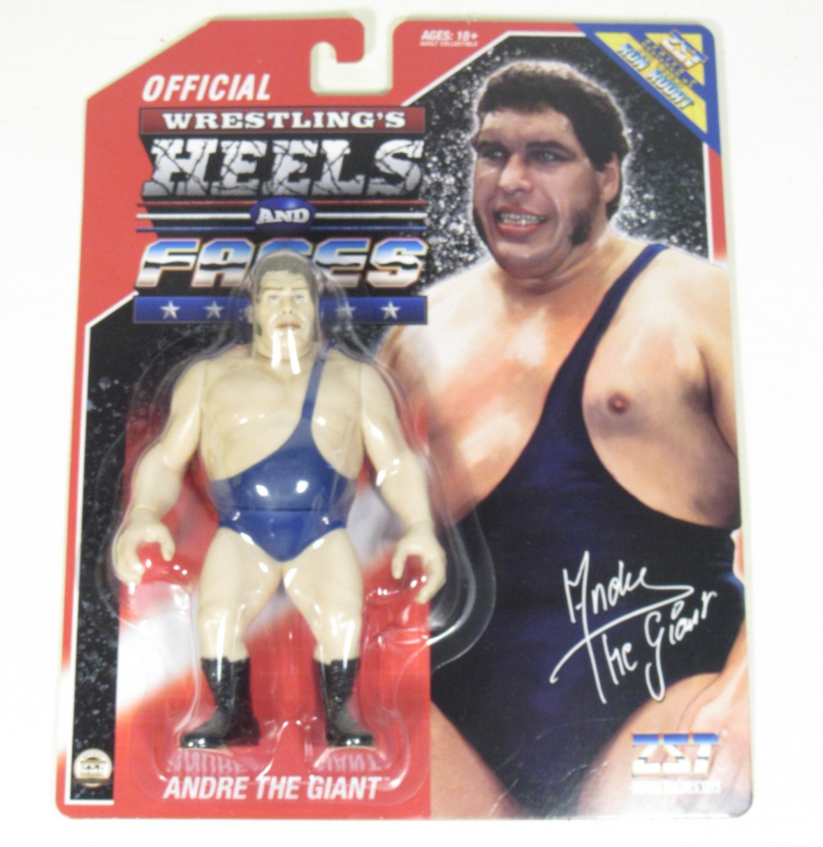 Heels and Faces Series 2 Andre the Giant NEW Blue Strap WWE WWF Hasbro Style-image