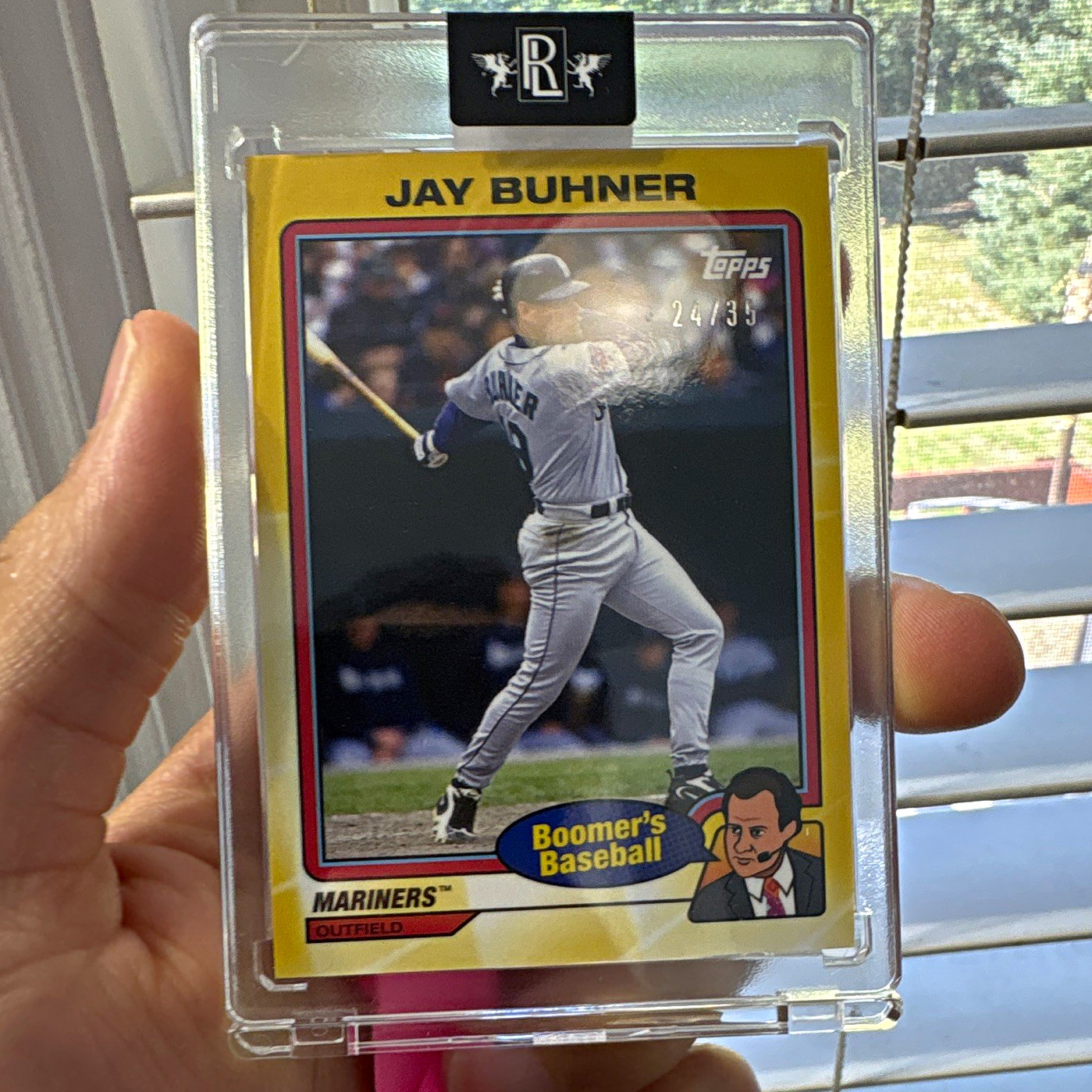 Topps 2024 X Chris Berman Boomer's Baseball Jay Buhner Mariners #49 /35