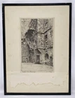 J.W. King British 1868-1935 Riddles Court Edinburgh Etching Print Scottish