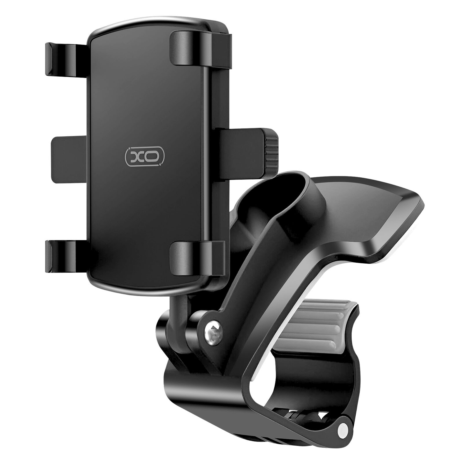 Support voiture smartphone rotatif 360° XO rigide avec ventouse gel ultra-adhésive