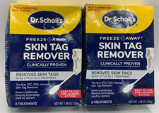 2PK DR.Scholl's Freeze Away Skin Tag Remover  8 Treatments Each  EXP 4/27
