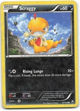Scraggy 67/108 Common Dark Explorers Pokemon