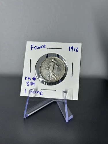 1916 France 1 Franc Semeuse — photo from the most recent tracked eBay sale