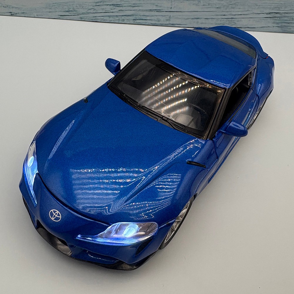 2020/2025 Toyota Supra GR - 1:32 Scale Diecast Model - Blue | eBay