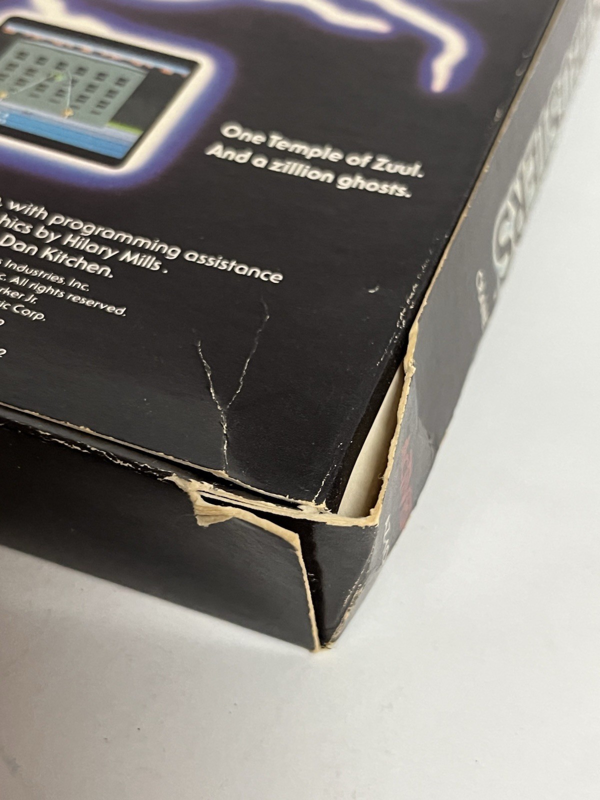 Ghostbusters Atari 2600 W/Box & Manual Big Box Activision 1985 UNTESTED