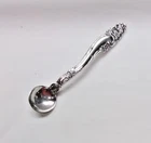 DECOR STERLING SILVER SALT SPOON LAPEL PIN-UNIQUE ORNATE 1953 GORHAM FINEST