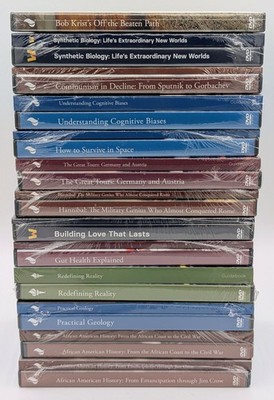 The Great Courses Wondrium DVD   Pick Your Title   Brand New Factory Sealed