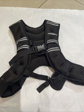 PACEARTH 20 Lb Black Workout Weighted Vest Fitness and Exercise New other