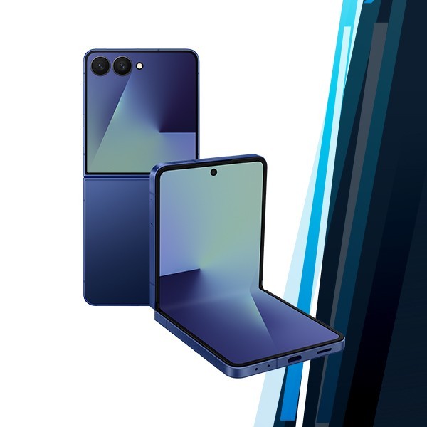 Samsung Galaxy Z Flip7 5G Android Cell Phone (BLUE/12GB+512GB/Dual