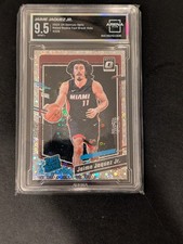 Jaime Jaquez Jr. 2023-24 Donruss Optic #216 Fast Break Holo graded 9.5