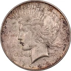 1928-S Choice AU Details Peace Silver Dollar, Toned, Starting at 99c No Reserve!