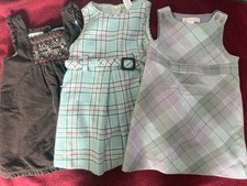 Janie And Jack Toddler Dresses 3 Pair Size 12 To 18 Months