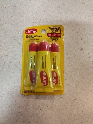 Carmex Classic Lip Balm .35oz - Original Flavor, Pack of 3