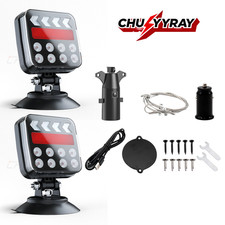 Magnetic Wireless Tail Lights for Trailer, Wireless Trailer Lights Kit 2PCS