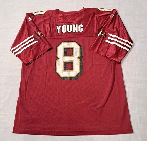 Vintage San Francisco 49ers Jersey Mens 52 XL Starter Steve Young #8 90s NFL