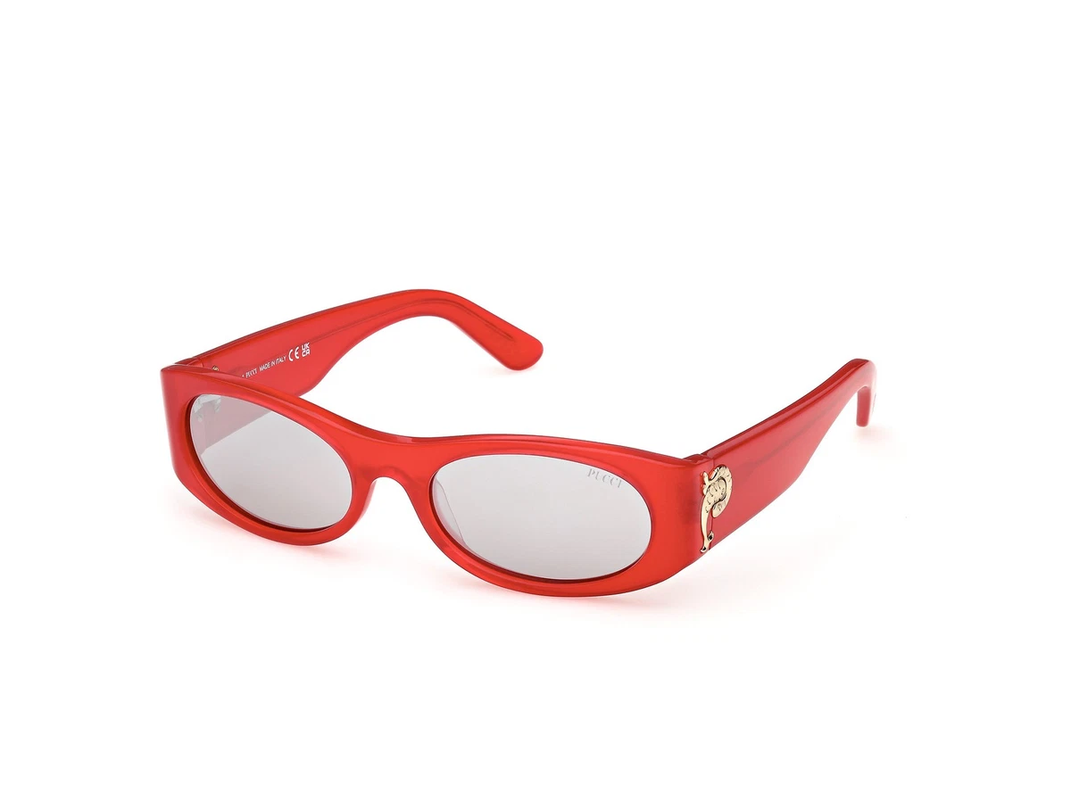 EMILIO PUCCI SUNGLASSES EP502S SHIELD PRINTED FRAME SIGNATURE LOGO DETAIL Women main image 4