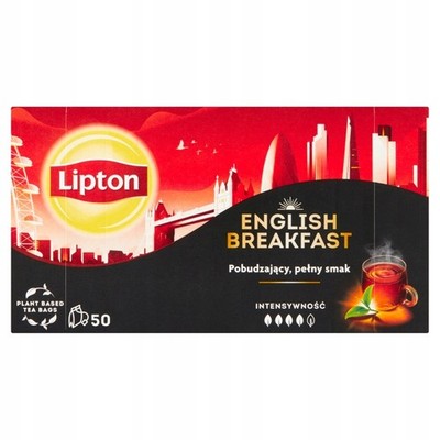 8720608011926 Lipton English Breakfast 100 g (50 torebek) Lipton
