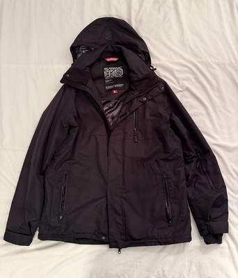 Skijacke Herren L Schwarz Surfanic