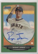 2013 Bowman Draft Chrome Prospect Green Refractor 40/75 Ryder Jones Auto xi6