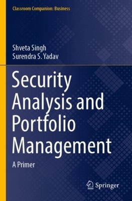 Singh - Security Analysis and Portfolio Management   A Primer - New pa - X555z