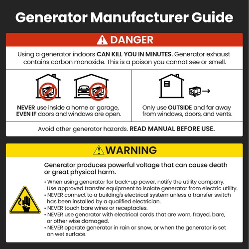 Inverter Generator 1.8KW Rated Generators Portable Quiet Pure Sine Wave Camping - Picture 13 of 23