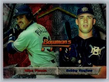 #104 Mike Piazza / Bobby Hughes 1994 Bowman's Best