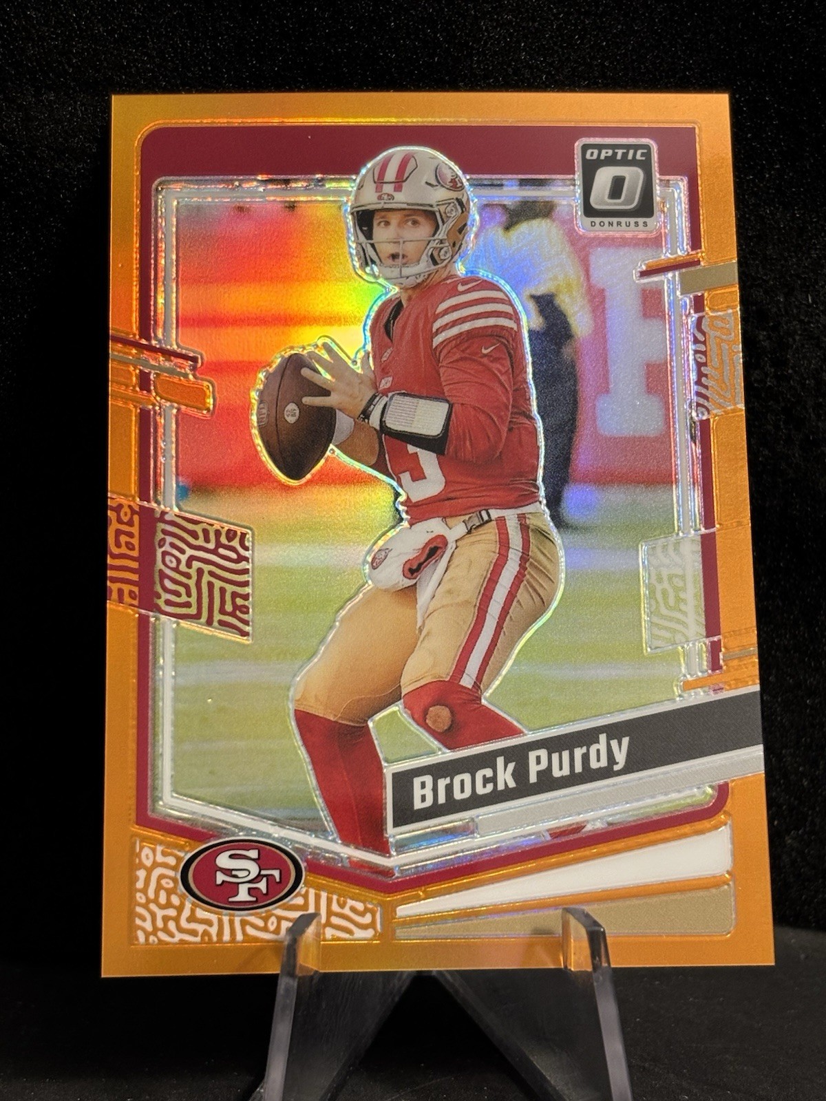 2023 Panini Donruss Optic - Orange Prizm #168 Brock Purdy /249 - 49ers