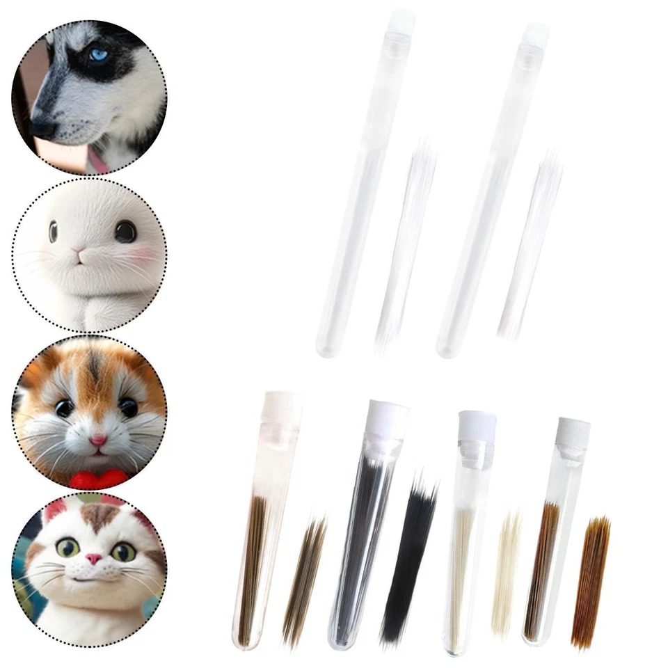 Barbes de Chat Simulées, Moustaches En Peluche, Faciles à Utiliser, Barbes de - Photo 1/1