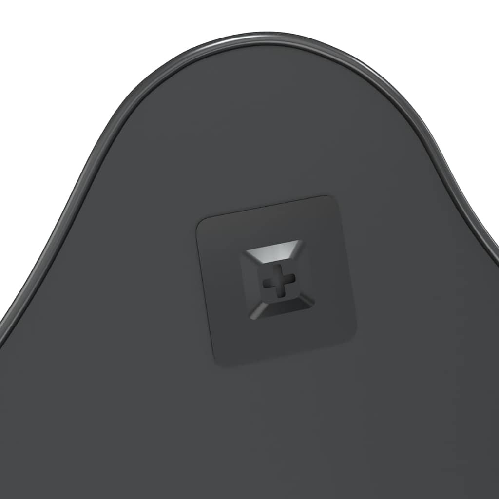 Specchio da Muro vidaXL 50x40 Nero - Fornitura per Uffici e B&B - 3