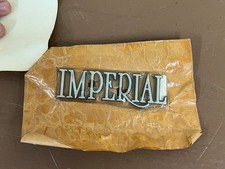 1981 1982 1983 Chrysler Imperial Fender Emblem Nos