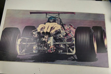 Bild Druck Foto 54x103 cm von Formel 1  1971 auf Holzplatte Pro-3933