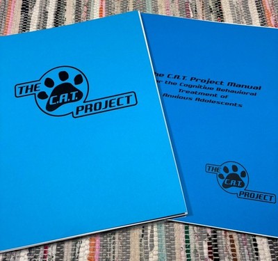 C.A.T. Project Workbook & Manual For The CBT Of Anxious Adolescents 2 Books New