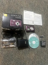 Nikon COOLPIX S4300 16MP Digital Camera Plum Touchscreen Tested & Clean